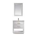 Altair Designs 30" single vanity with top - 532030-WH-CA