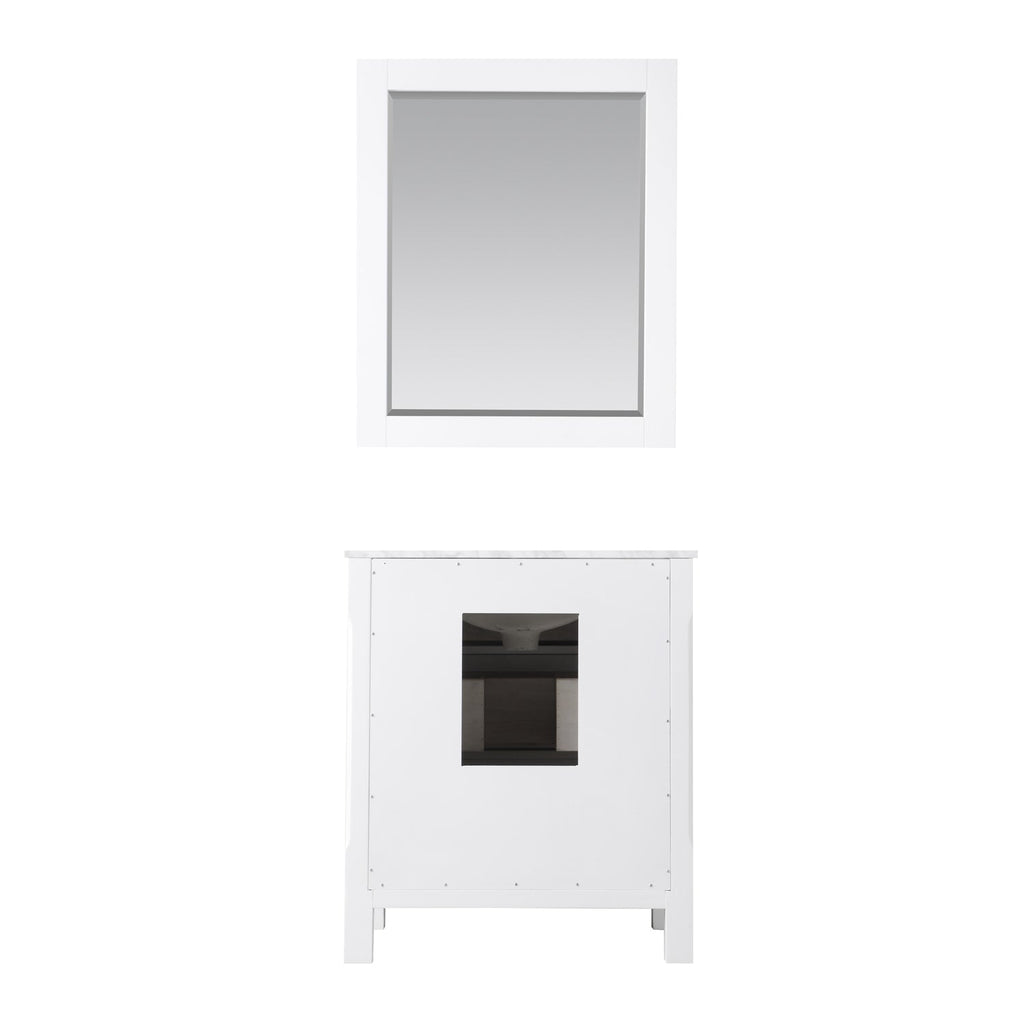 Altair Designs 30" single vanity with top - 535030-WH-CA