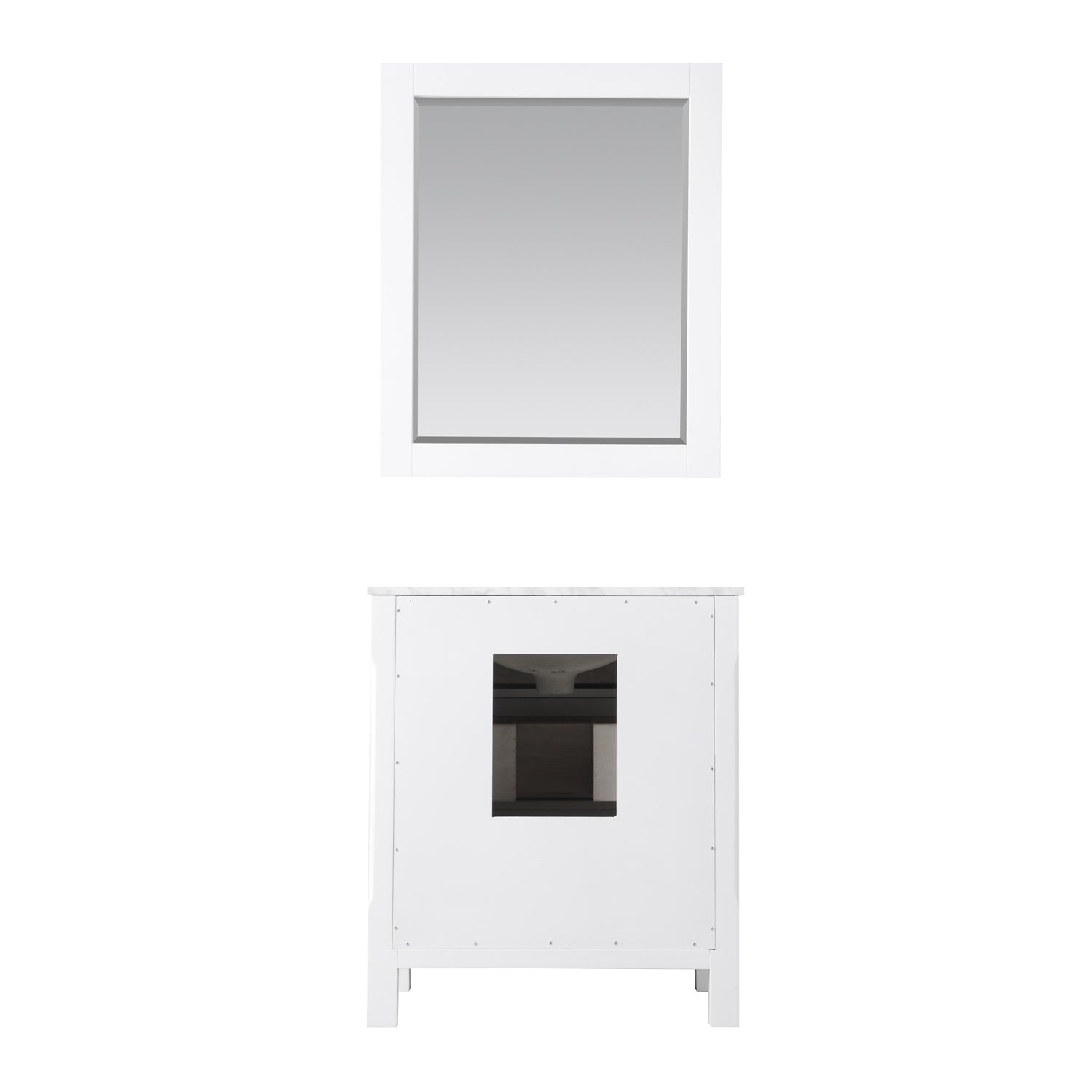 Altair Designs 30" single vanity with top - 535030-WH-CA