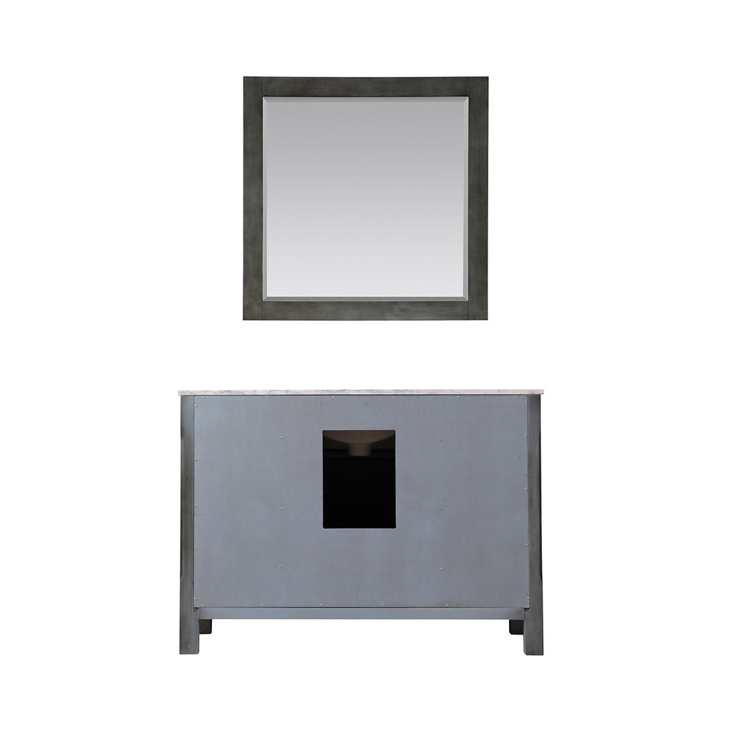 Altair Designs 48" single vanity with top - 535048-WH-CA