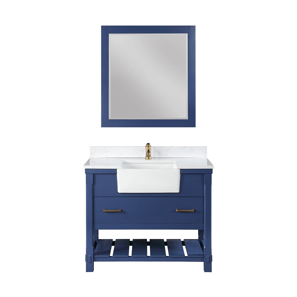 Altair Designs 42" single vanity with top - 537042-JB-AW-NM