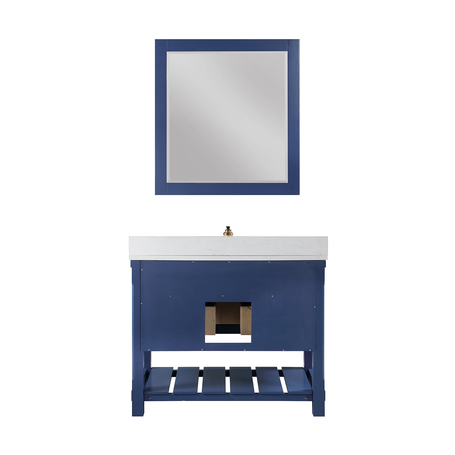 Altair Designs 42" single vanity with top - 537042-JB-AW-NM