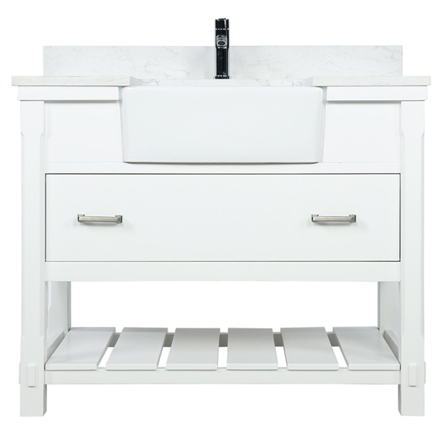 Altair Designs 42" single vanity with top - 537042-JB-AW-NM