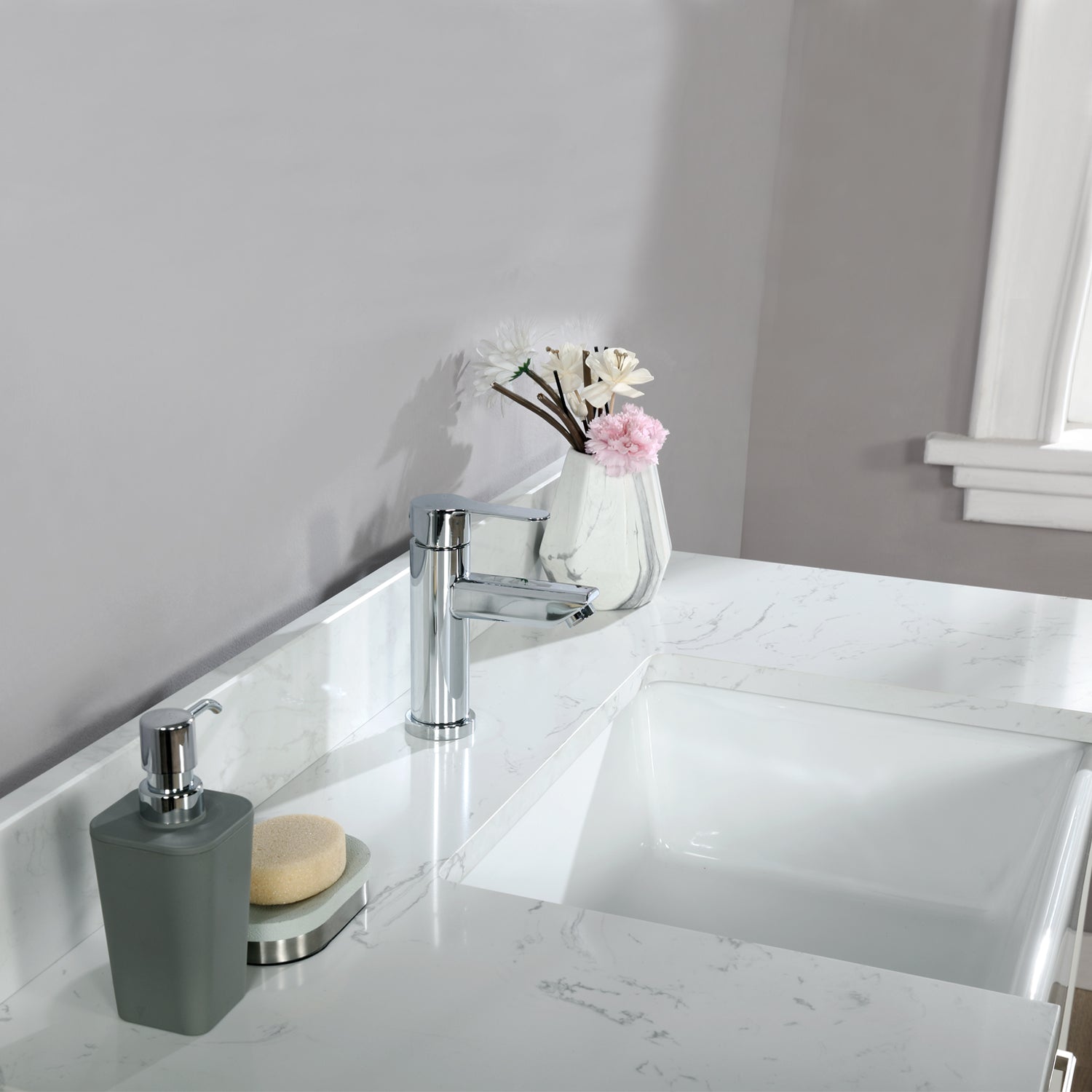 Altair Designs 42" single vanity with top - 537042-JB-AW-NM
