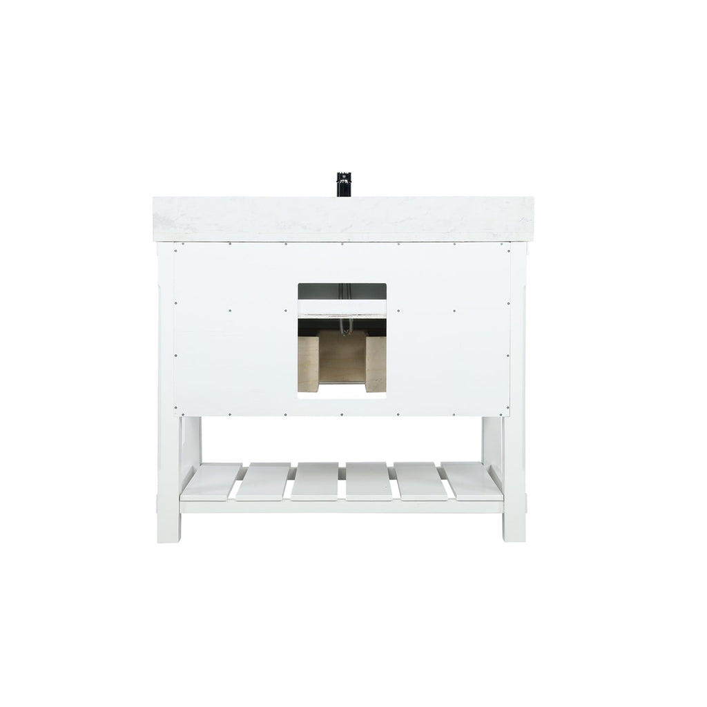 Altair Designs 42" single vanity with top - 537042-JB-AW-NM