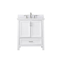 Altair Designs 30" single vanity with top - 538030-WH-CA-NM