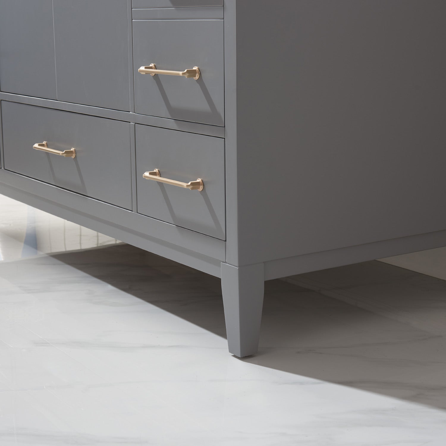 Altair Designs 48" single vanity with top - 541048-WH-CA-NM