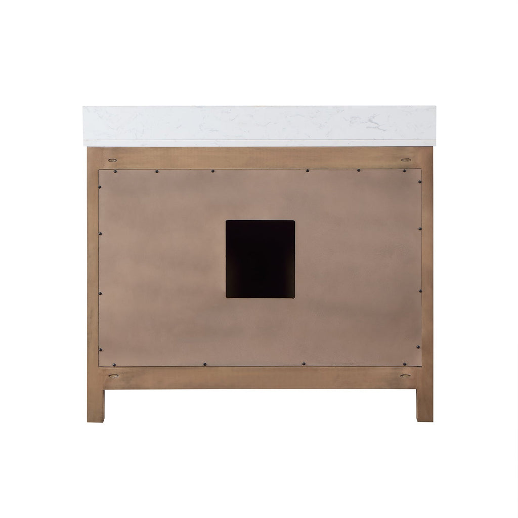 Altair Designs 42" single vanity with top - 542042-GP-AW-NM