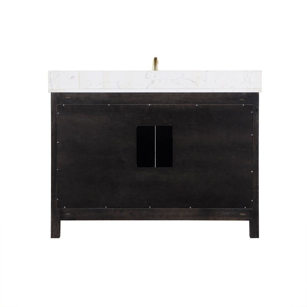 Altair Designs 48" single vanity with top - 542048-GP-AW-NM
