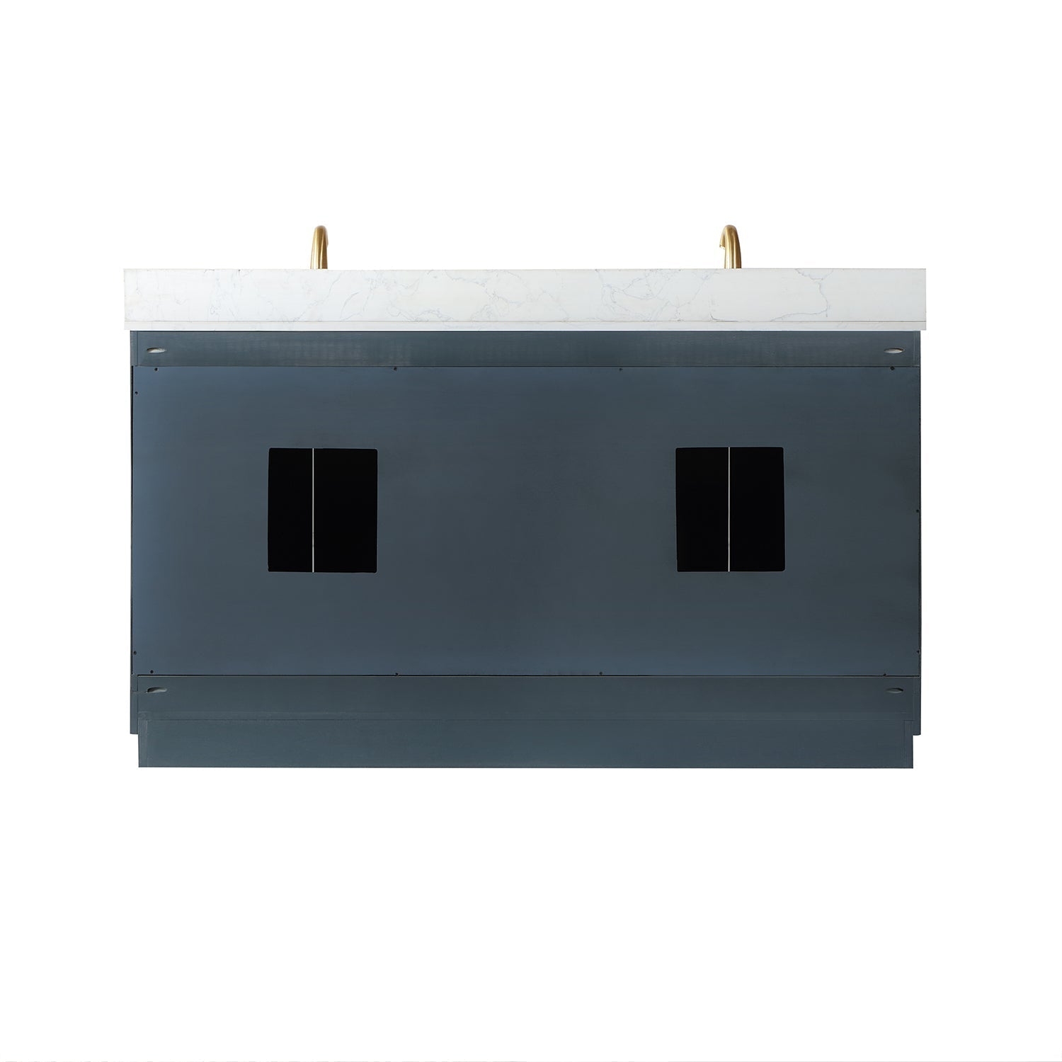 Altair Designs Gazsi 60" double vanity with top - 543060-BN-GW-NM