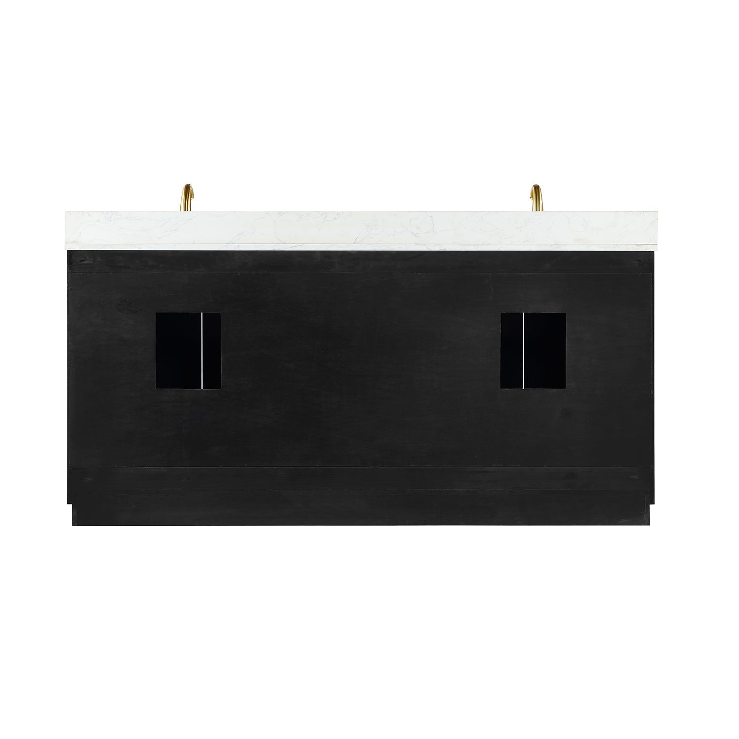 Altair Designs Gazsi 72" double vanity with top - 543072-BN-GW-NM