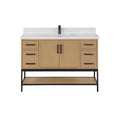 Altair Designs 48" single vanity with top - 546048-WO-GW-NM