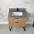 Altair Designs 30" single vanity with top - 548030-WP-CG-NM
