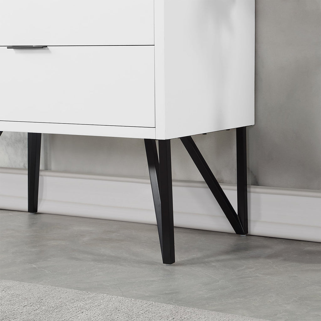 Altair Designs 36" single vanity with top - 548036-WP-CG-NM