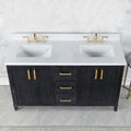 Altair Designs 60" double vanity with top - 549060-BO-AW-NM
