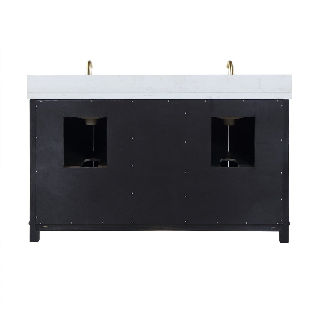 Altair Designs 72" double vanity with top - 549072-BO-AW-NM
