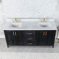 Altair Designs 72" double vanity with top - 549072-BO-AW-NM