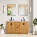 Altair Designs 60" double vanity with top - 556060-NW-GW