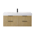 Altair Designs 48" single vanity with top - 563048-NB-WH-NM