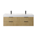 Altair Designs 60" double vanity with top  - 563060-NB-WH-NM
