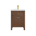 Altair Designs Cerrito 24" single vanity with top - 567024-BK-WH-NM