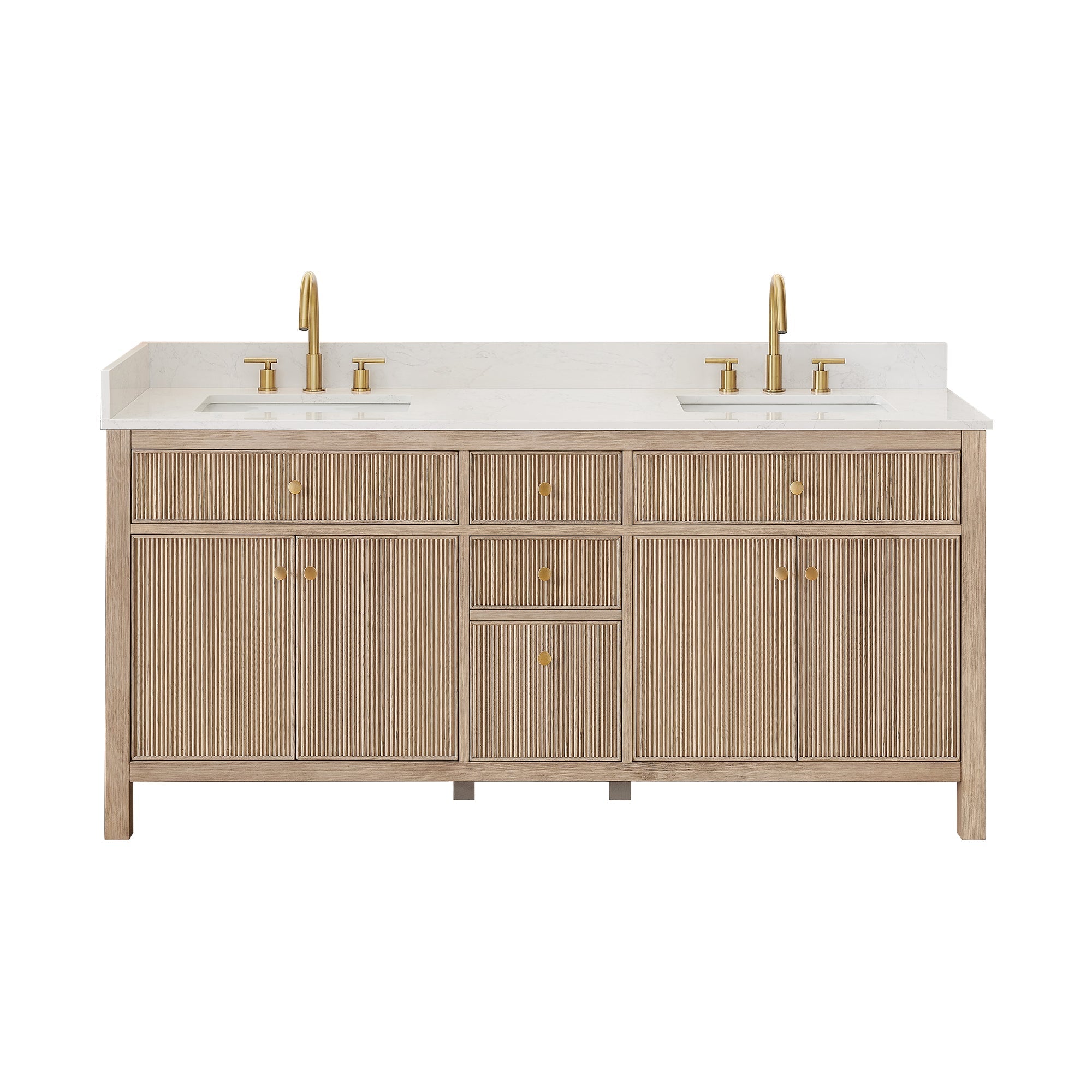 Cerrito 72" double vanity with top