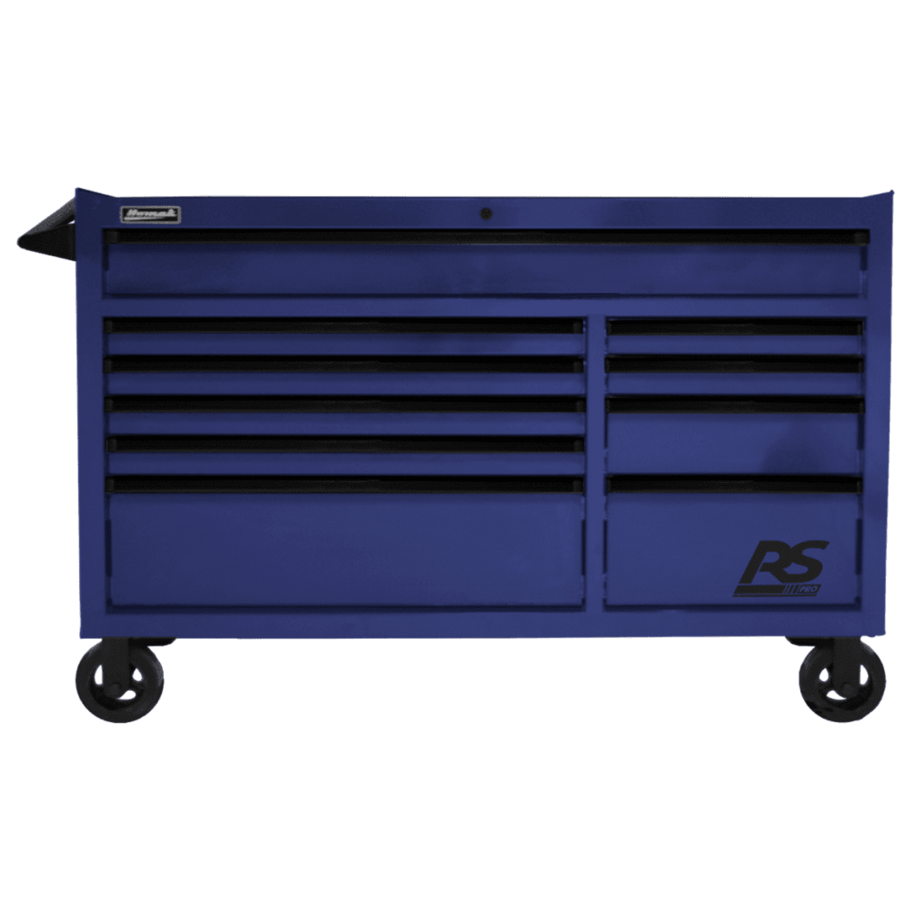 Homak  54" RS Pro 10 Drawer Rolling Cabinet - BK04054010