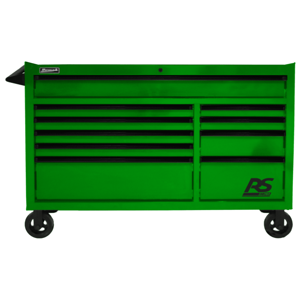 Homak  54" RS Pro 10 Drawer Rolling Cabinet - BK04054010