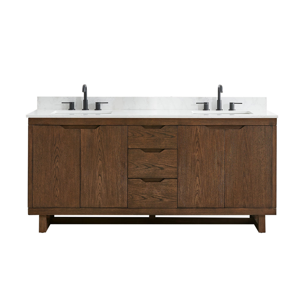 Altair Designs Mowry 36"/48"/60"/72" single/double vanity with top - 573036-BK-GW-NM Price