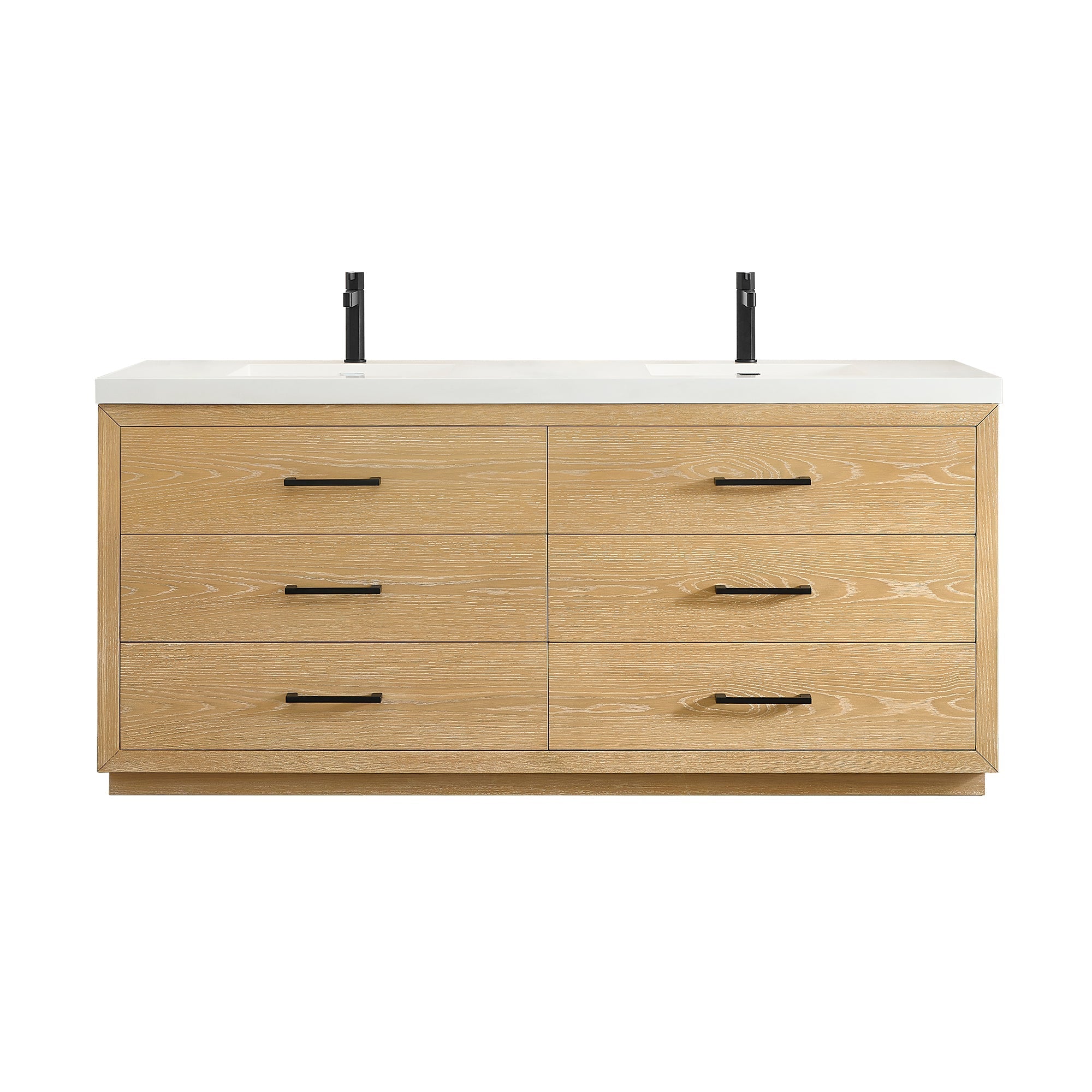Altair Designs Sigrid 36"/48"/60"/72" single/double vanity with top - 579036-WO-WH-NM