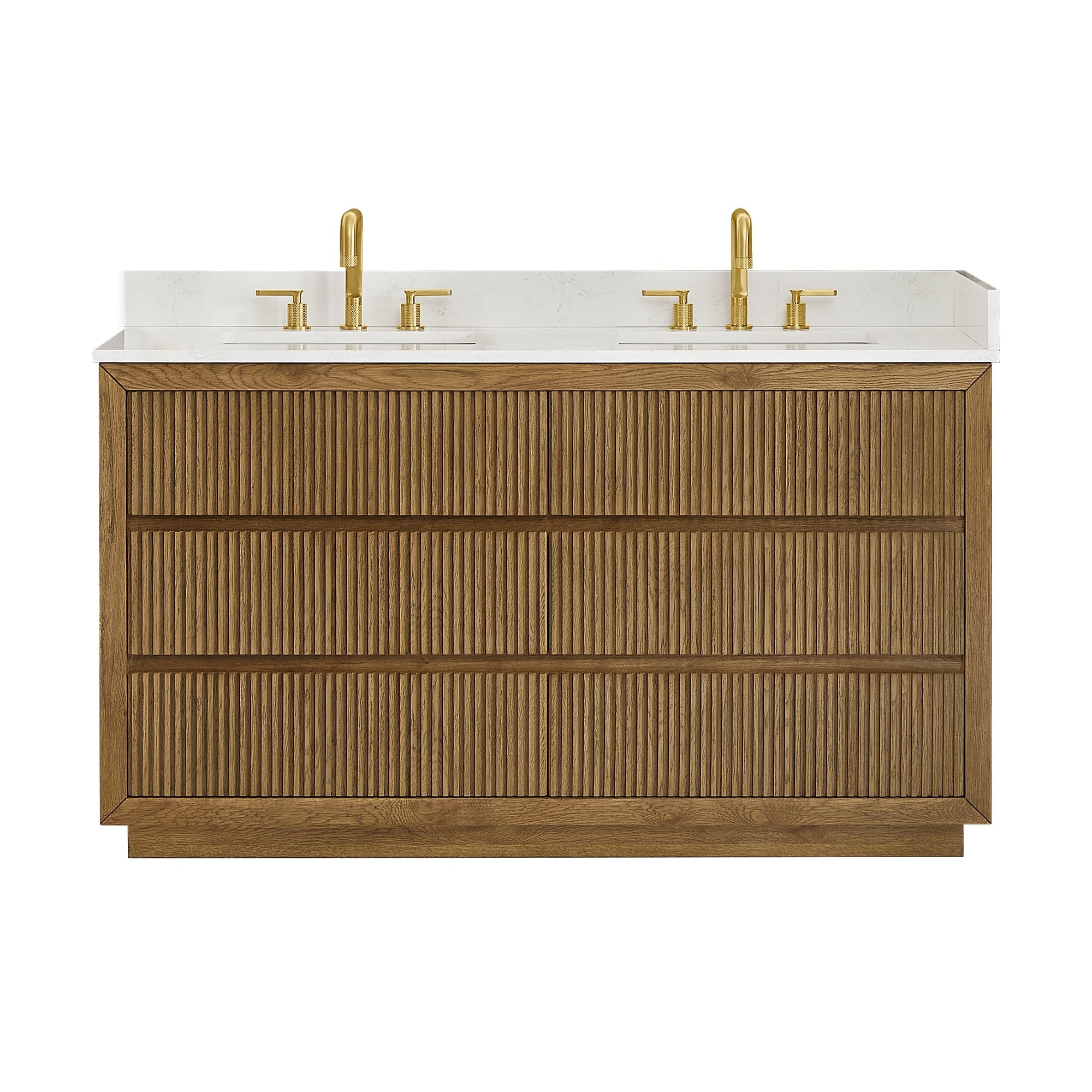 Altair Designs Navan 30"/36"/48"/60"/72" single/double vanity with top - 588030-WB-GW-NM