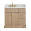 Altair Designs Barnett 36"/48"/60“/72" single/double vanity with top - 589036-NK-GW-NM