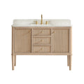 Altair Designs Blaise 48"/54"/60"/72" single/double vanity with top - 593048-LA-GW-NM