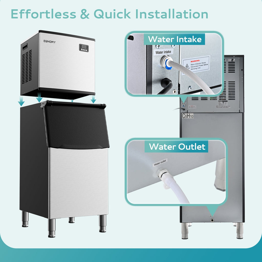 Euhomy Lucid L1 Cube Commercial Ice Maker