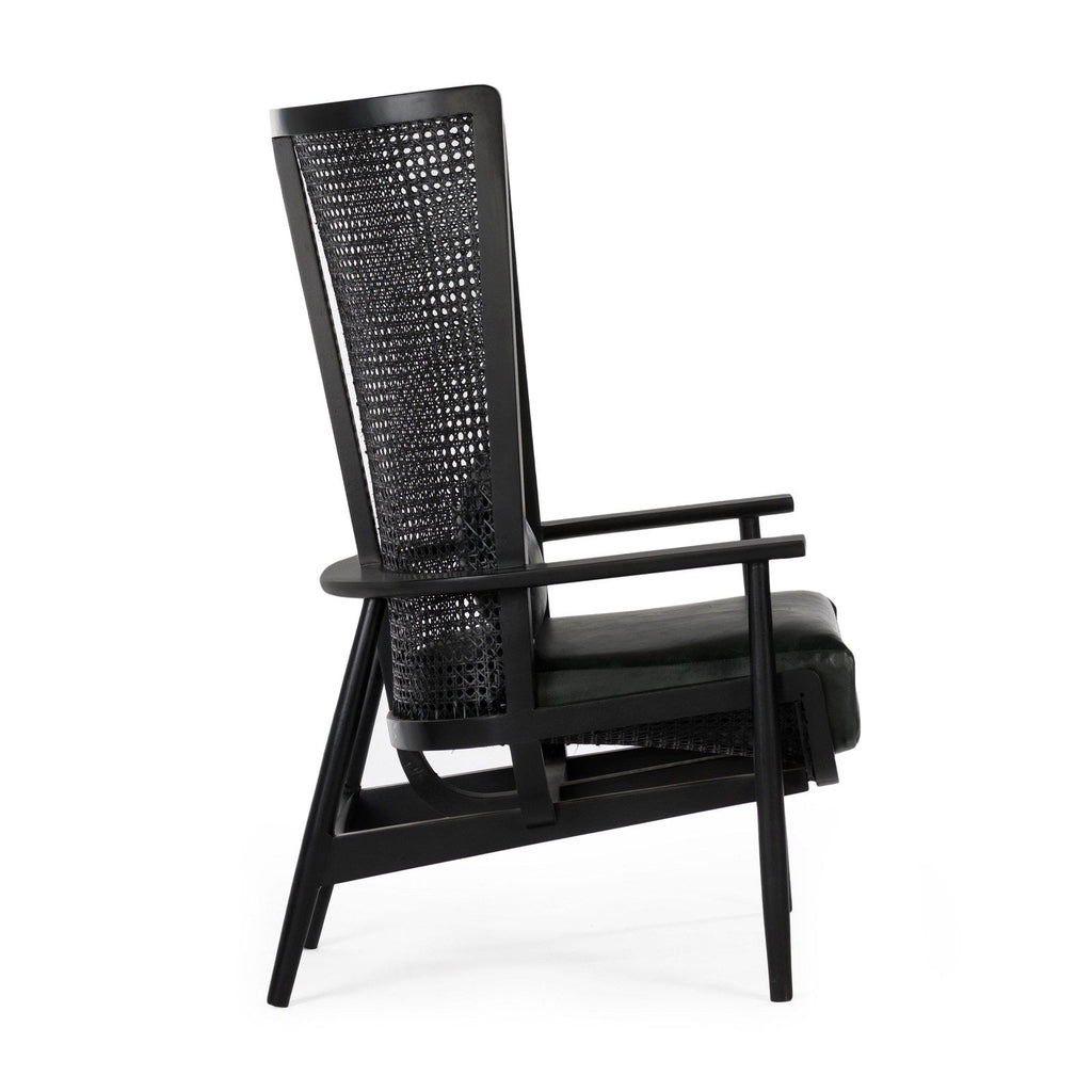 Union Home Wingman Lounge Chair - Black -  LVR00206