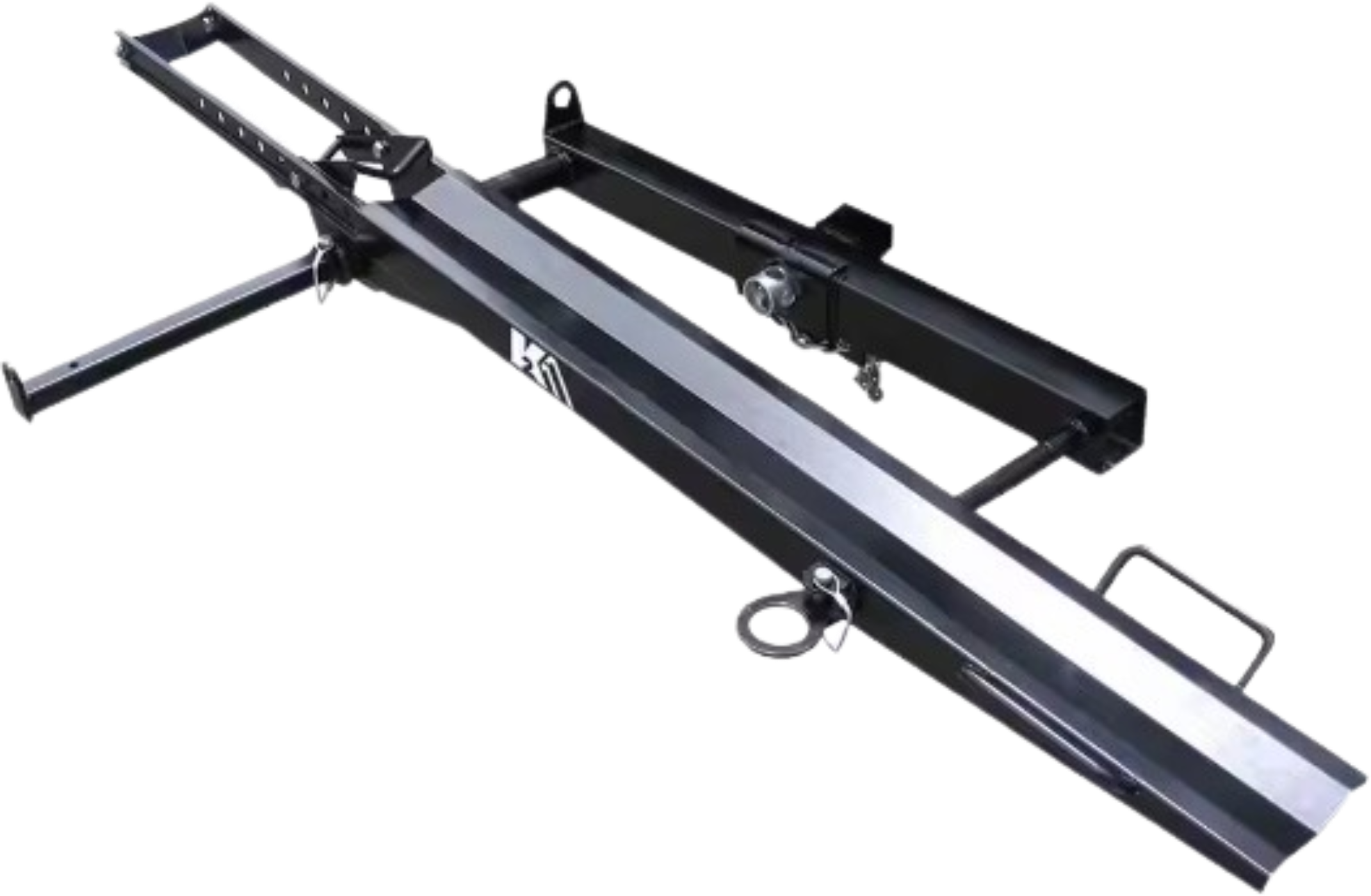 DK2 TMC201 400 lb. Capacity Hitch Mounted Motorcycle Carrier with Adjustable Front Wheel Channel New - TMC201