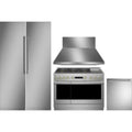 Monogram 5-Piece Package 24 Panel-Ready Premium Column Smart Refrigerator and 24 Panel-Ready Premium Column Freezer and 48 Gas Range and ZDT985SPNSS 24 Integrated Dishwasher and 48 Hood - Monogram-ZIR241NPNII