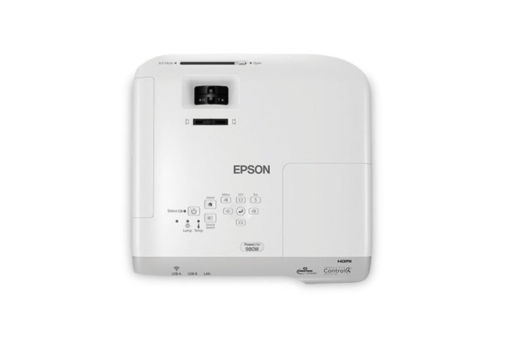 Epson PowerLite 980W 3LCD WXGA Projector - V11H866020