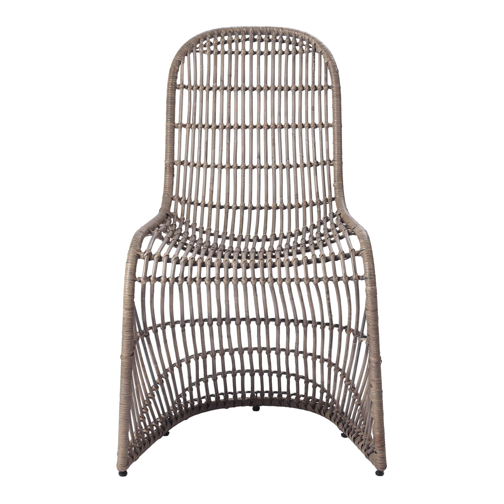 New Pacific Direct Groovy Rattan Chair, (Set of 2)  - 6600010-G