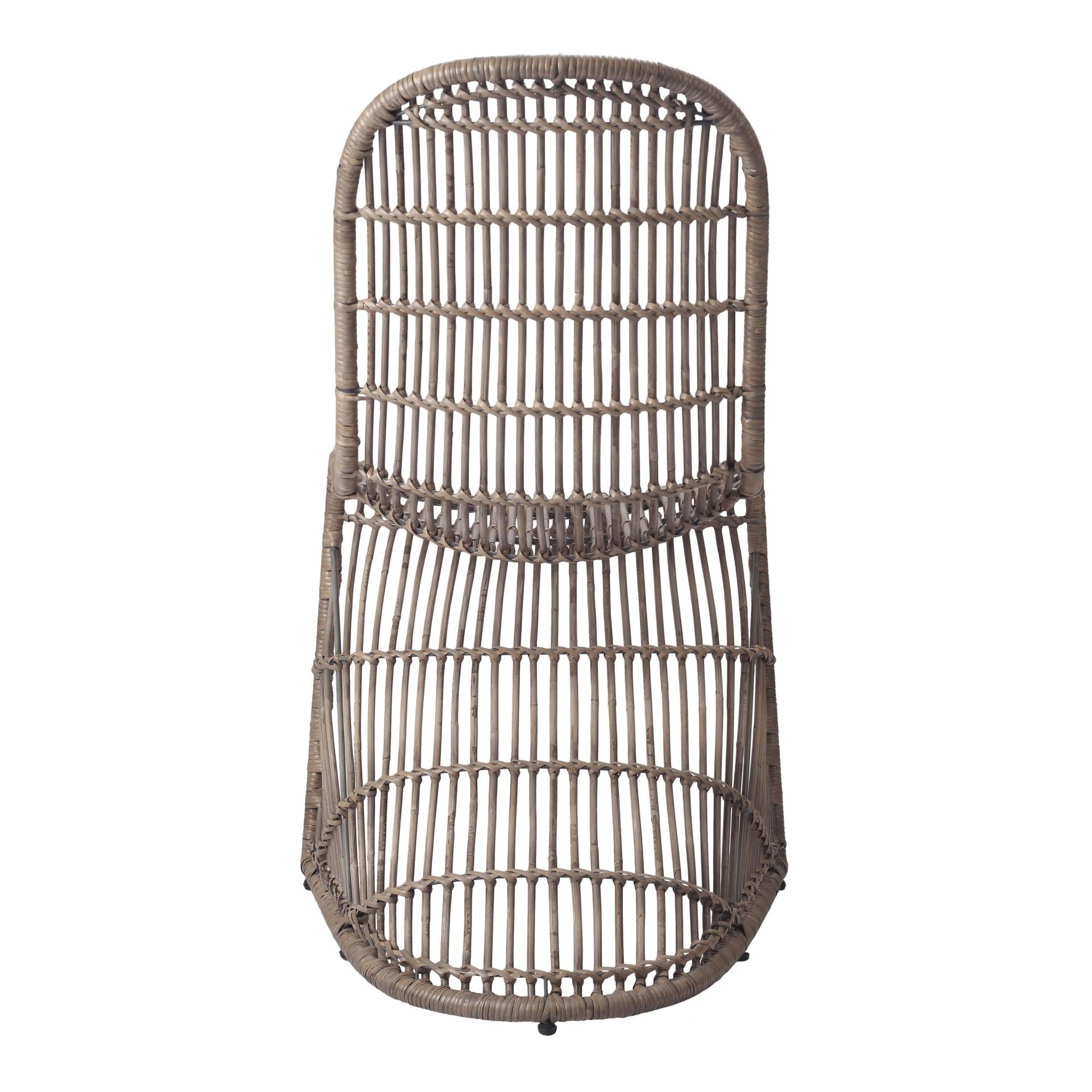 New Pacific Direct Groovy Rattan Chair, (Set of 2)  - 6600010-G