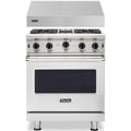 Klein Tools -Piece Package 30 Inch Freestanding Professional Gas Range and 30 Inch Wall Mount Range Hood - VGIC53024BSS