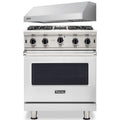 Klein Tools -Piece Package 30 Inch Freestanding Professional Gas Range and 30 Inch Pro-Style Wall Mount Range Hood - VGIC53024BSS