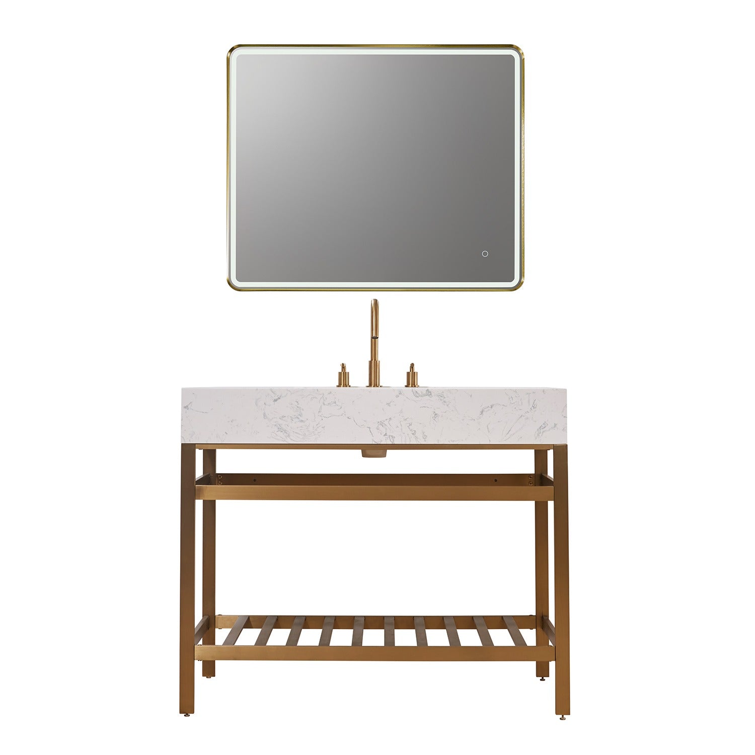 Altair Designs Merano 42" single vanity with top - 68042-AWAP-MB-NM Price