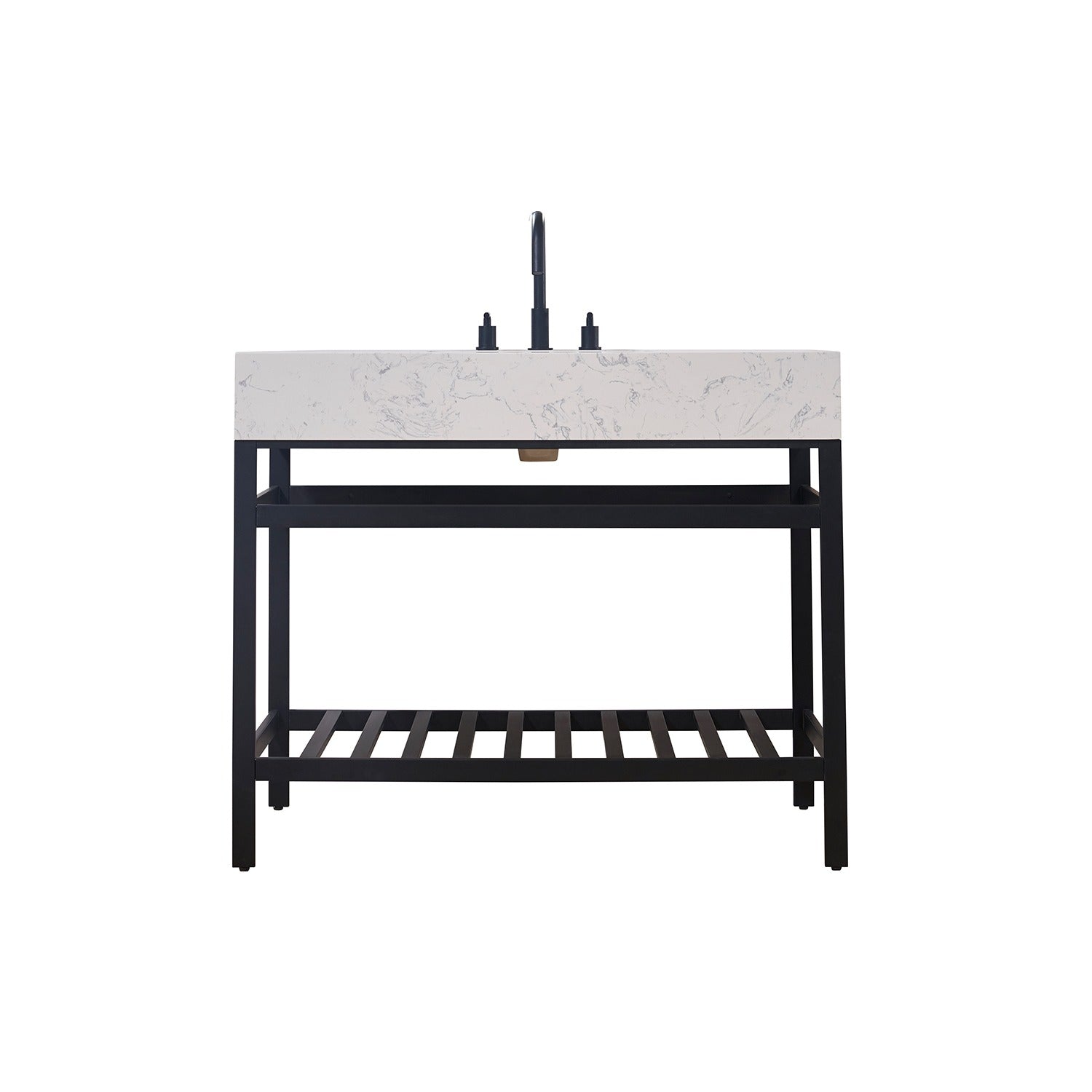 Altair Designs Merano 42" single vanity with top - 68042-AWAP-MB-NM Price