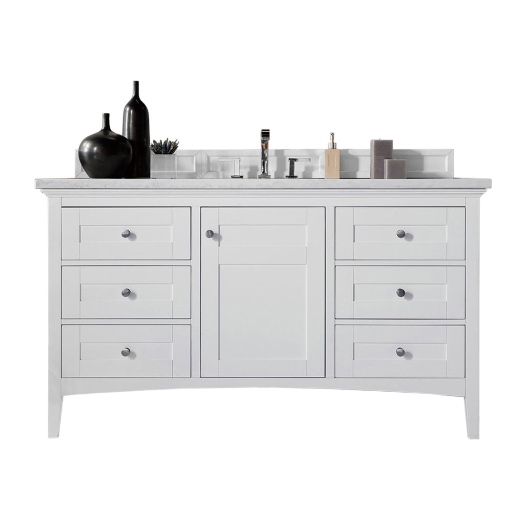 James Martin Vanities Palisades 60" Single Vanity - 527-V60S-BW-3AF