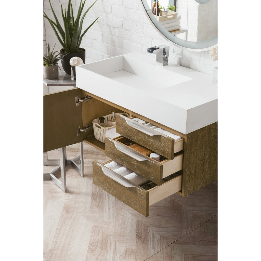 James Martin Vanities Mercer Island 36" Single Vanity - 389-V36-AGR-G-DGG