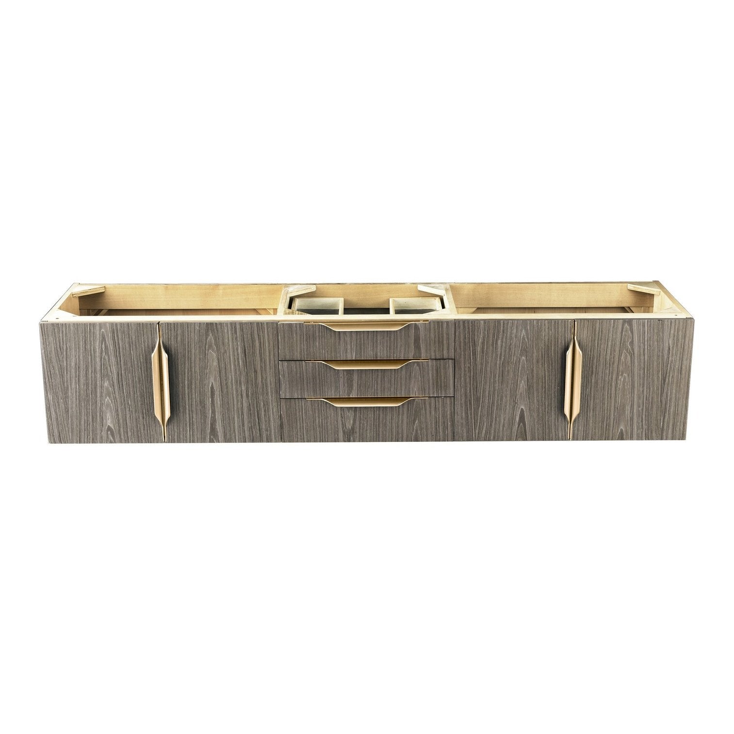 James Martin Vanities Mercer Island 72" Double Vanity - 389-V72D-AGR-G-DGG