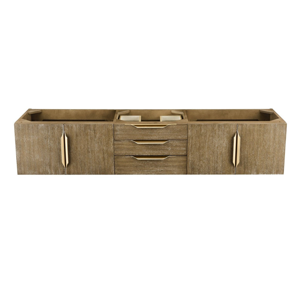 James Martin Vanities Mercer Island 72" Double Vanity - 389-V72D-AGR-G-DGG
