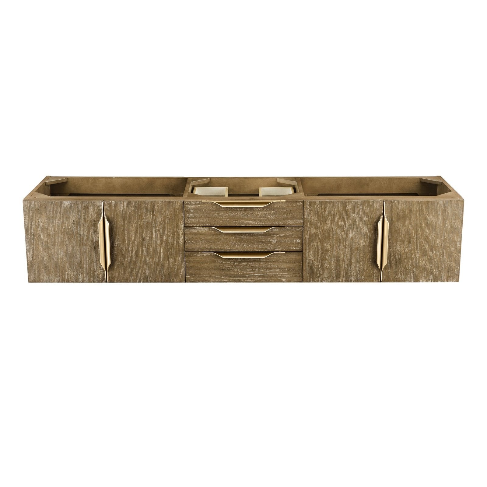 James Martin Vanities Mercer Island 72" Double Vanity - 389-V72D-AGR-G-DGG