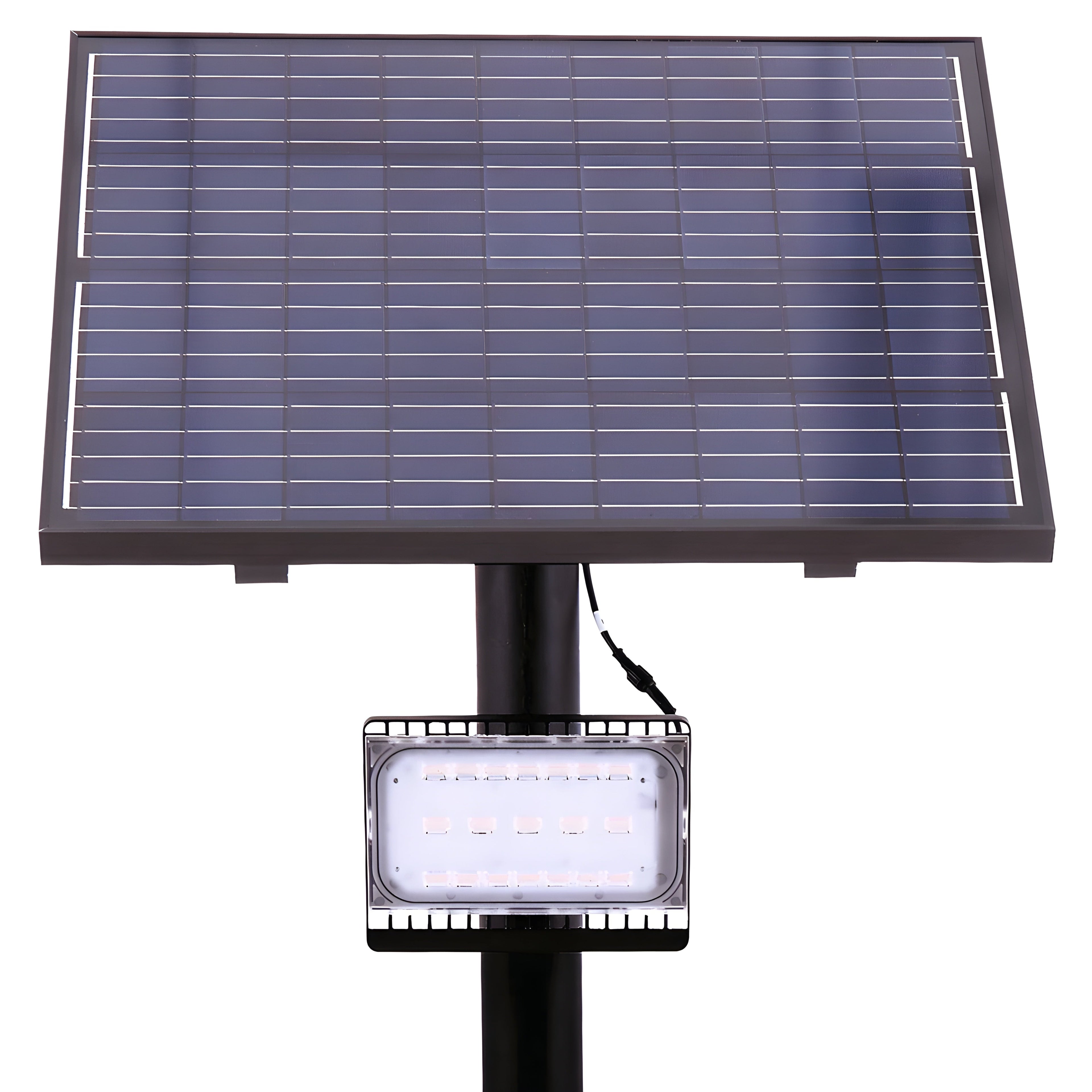 AVS Energy Solar LED Flood Light 40 Watt 5600 Lumens 5000K - AVS-BLK-40W